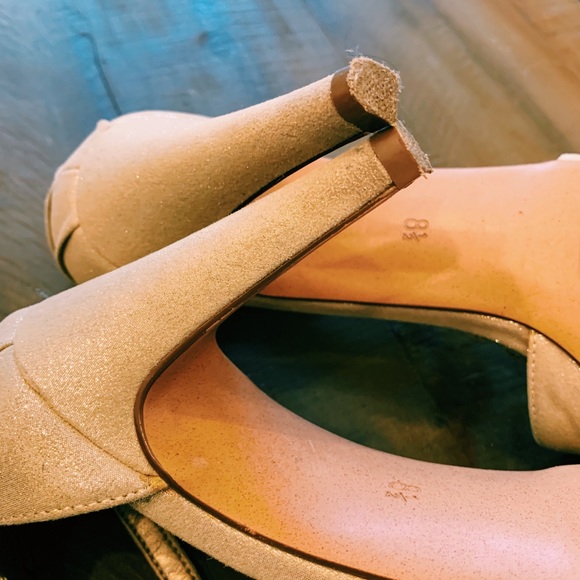 kelly & katie | Metallic T-Strap Heels - Picture 5 of 5